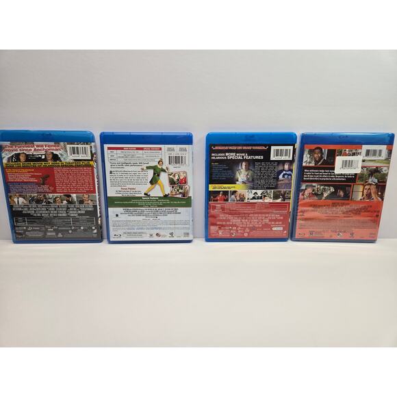 Will Ferrell Blu-Ray 4 Movie Bundle- Step Brothers- Get Hard -Sealed - Elf - Picture 2 of 3